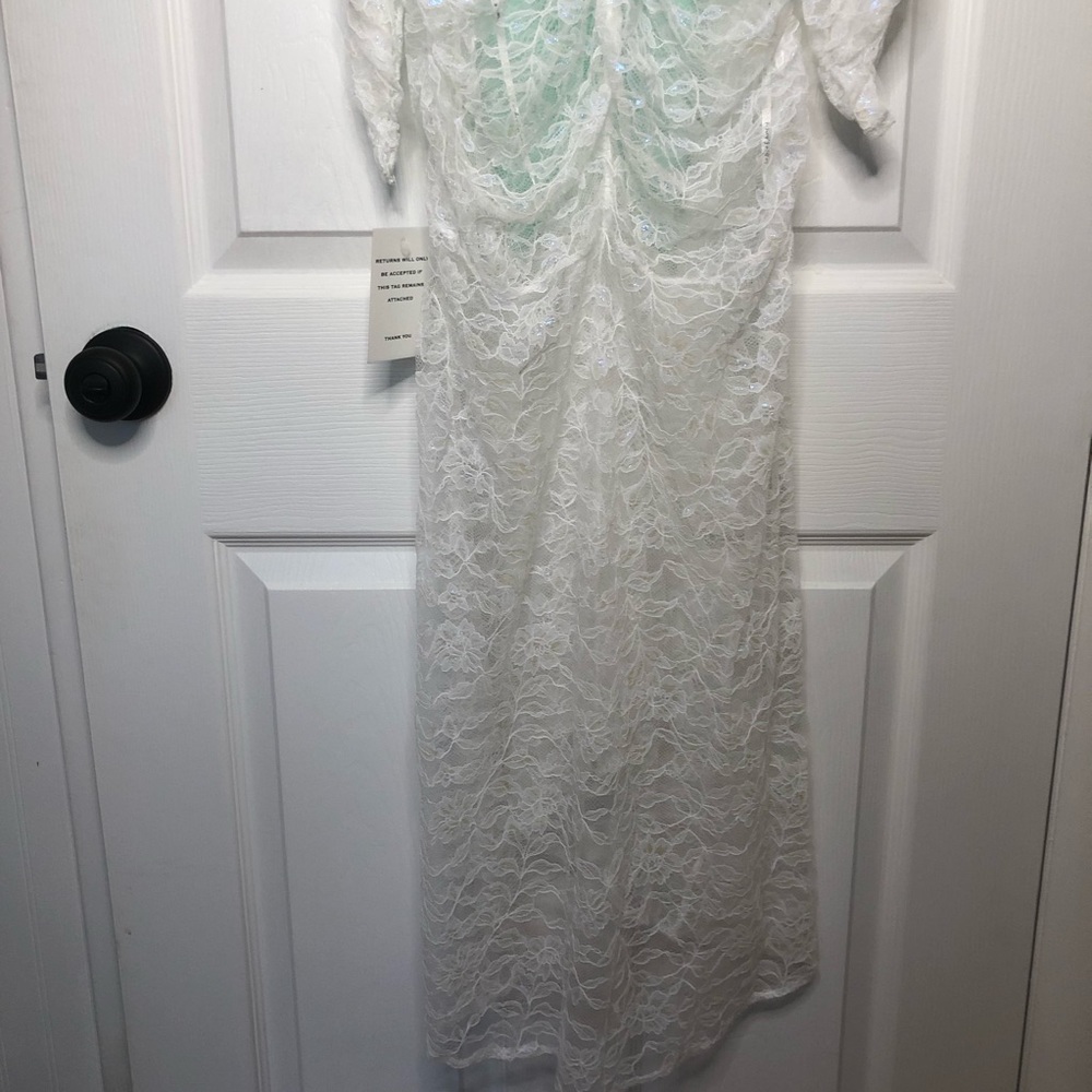 For Love & Lemons Rodin Iridescent Maxi Dress - Picture 13 of 15